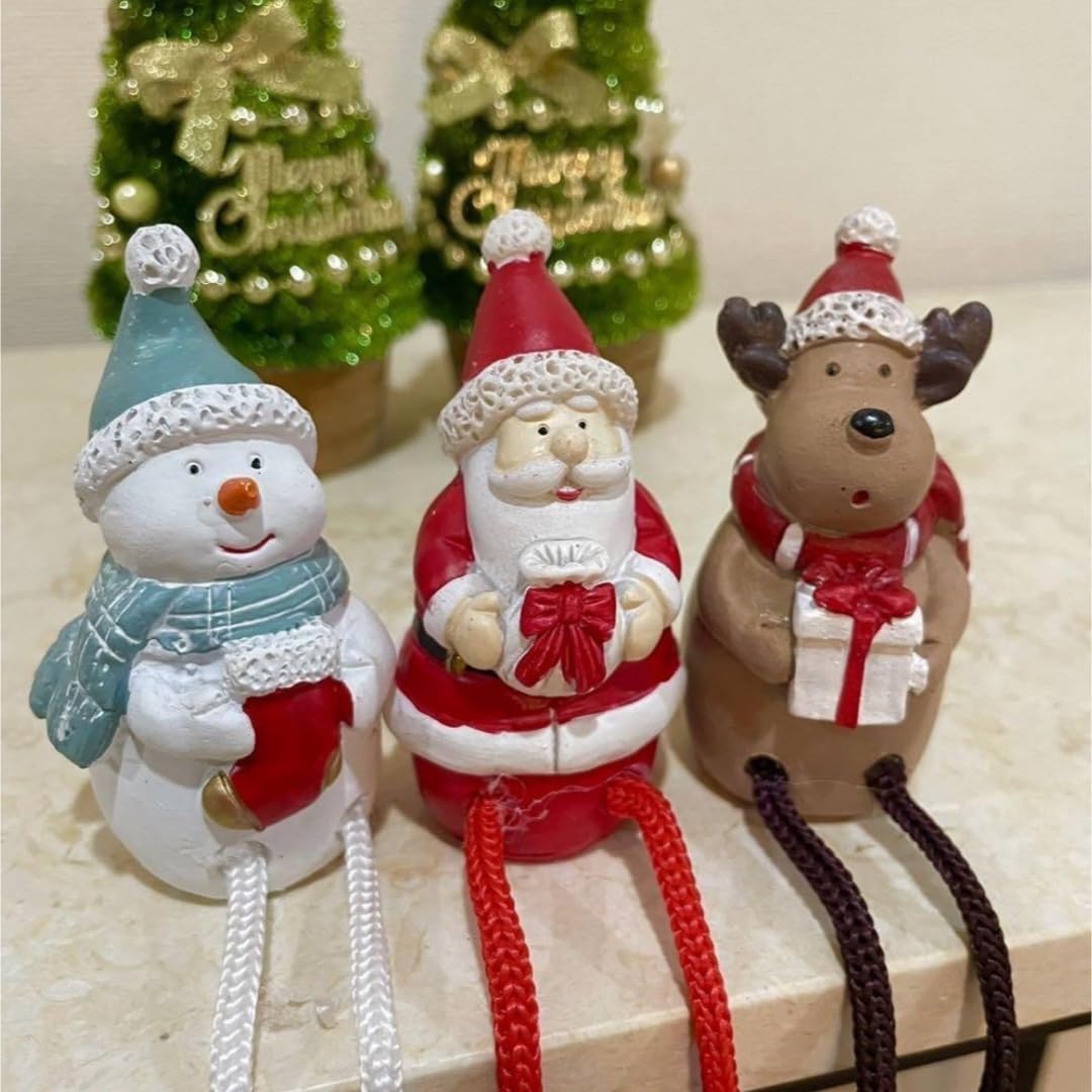 Amazon.co.jp: ナチュラルキッチン クリスマスオブジェ 足ブラサンタ