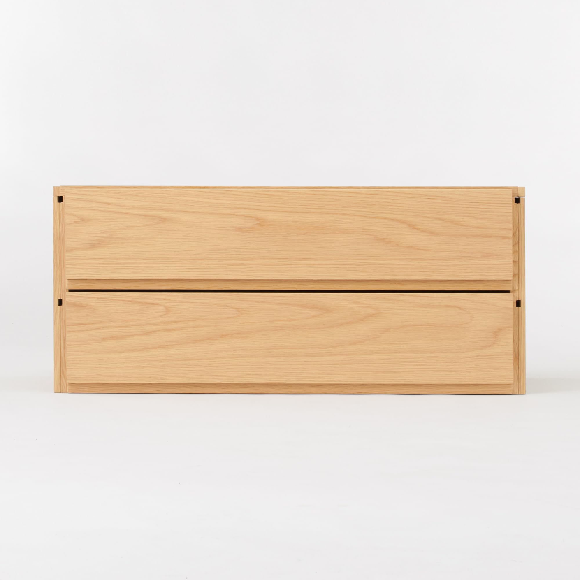 無印良品 ユニットシェルフ ボックス 引出し2段 幅84cm用 美品 スチールユニットシェルフ用・ボックス・引出し・2段