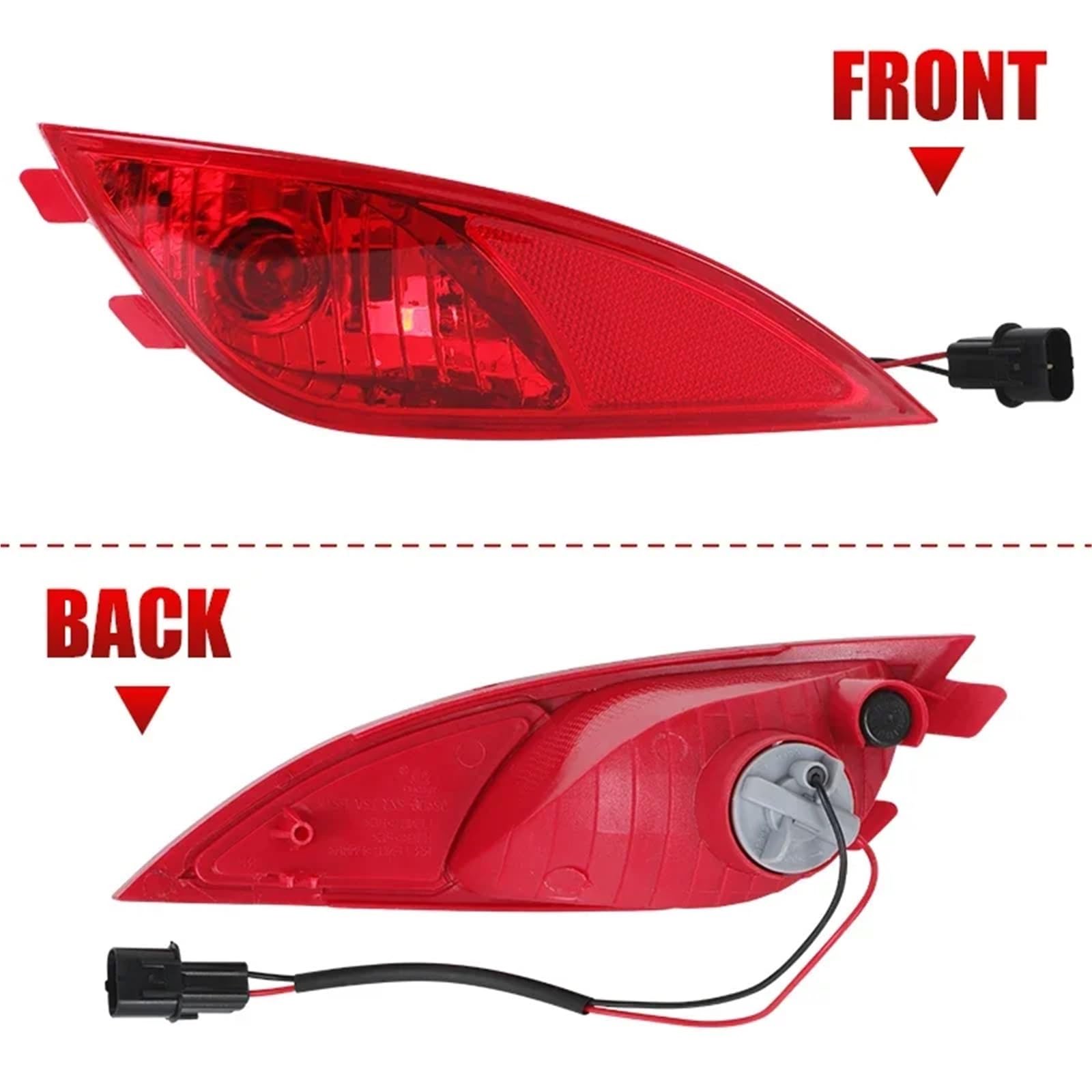 Catadiottro Posteriore Compatibile Con Hyundai Per IX35 2010-2015 Auto Paraurti Posteriore Riflettore Lampada Arresto Segnale Girata Avvertimento Luce Kit Accessori 92405-2Z300