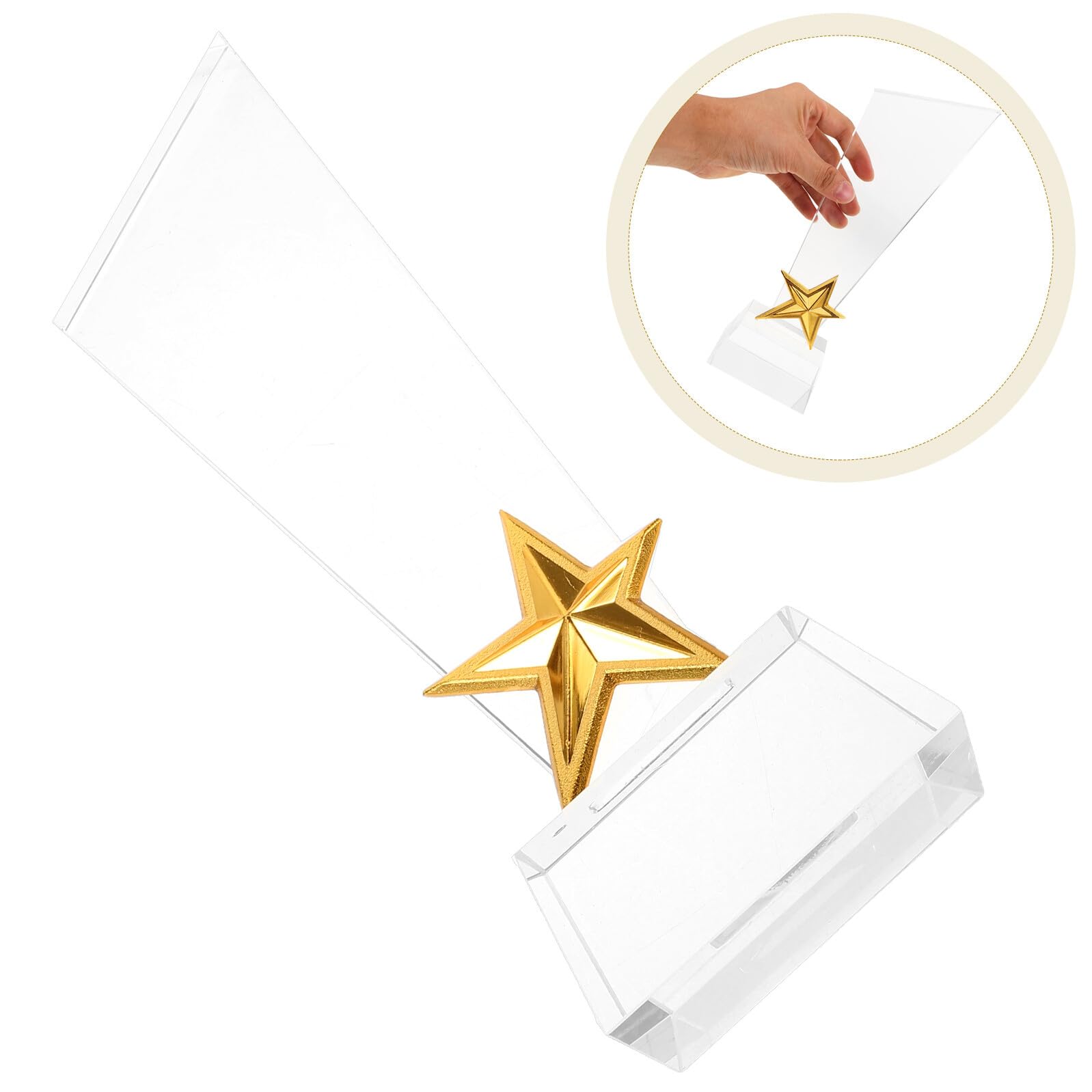 TOYANDONA Sterntrophäen Aus Kristall Für Wettbewerbe Und Feierlichkeiten Als Schülerpreise Oder Siegertrophäe Für Turniere Und Partys