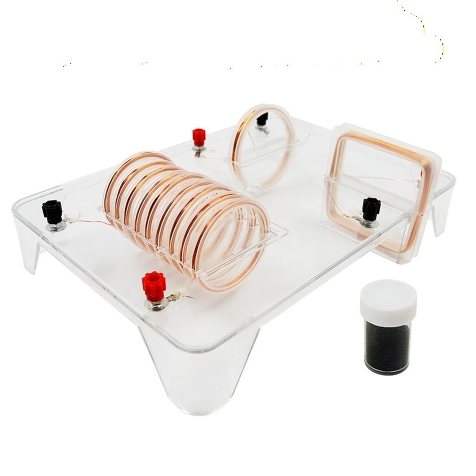 TIANQIHAO Solenoid Physics Experiment Kit, Current Magnetic Field Demonstrator, Electromagnetism Educational Science Teaching Instrument Demonstration Model For Classroom Laborator