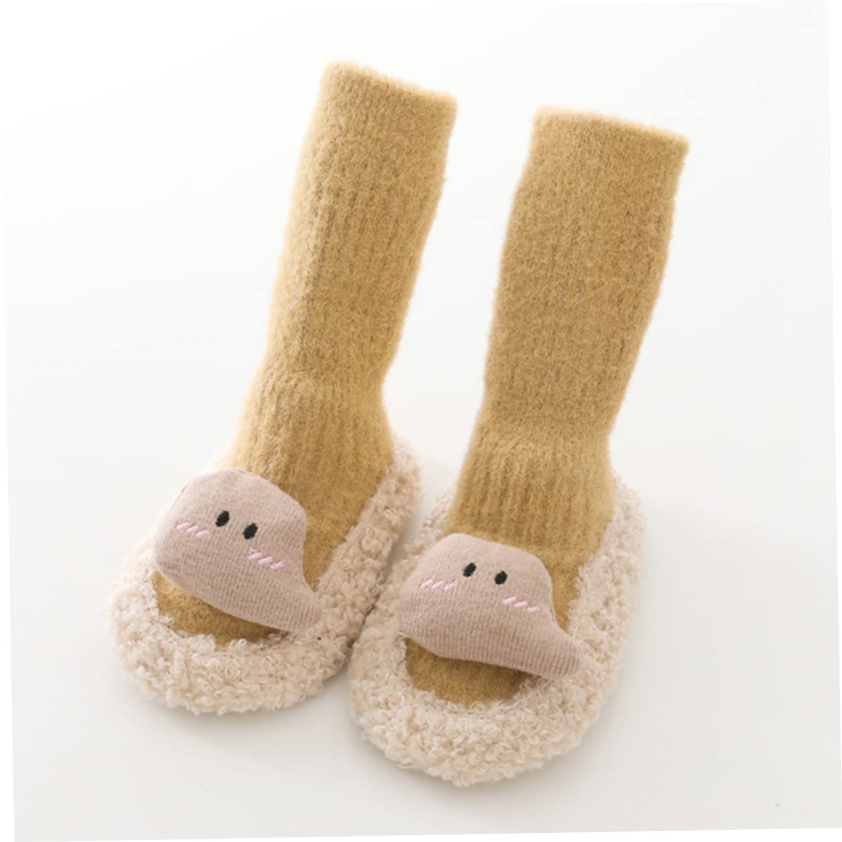 ibasenice 4pares Calcetines Antideslizantes para Bebés Diseño De Dibujos Animados Calcetines De Suelo para Niño Niña Talla Longitud De para Aprender Caminar y Uso Diario