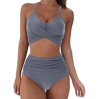 Algopix Similar Product 8 - High Waisted Bikini Swimsuits for