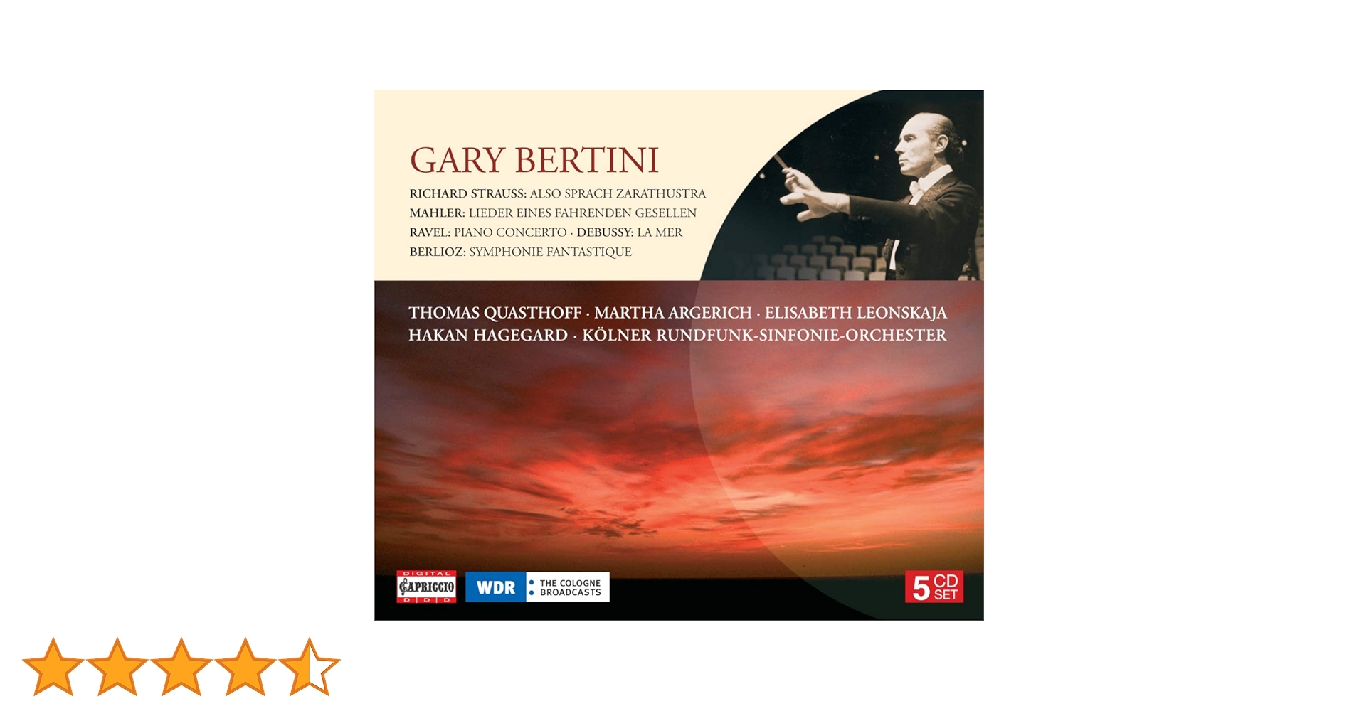 【中古CD】ガリー・ベルティーニ 5枚組BOX (Gary Bertini)／ 中古CD】ガリー・ベルティーニ 5枚組BOX (Gary Bertini