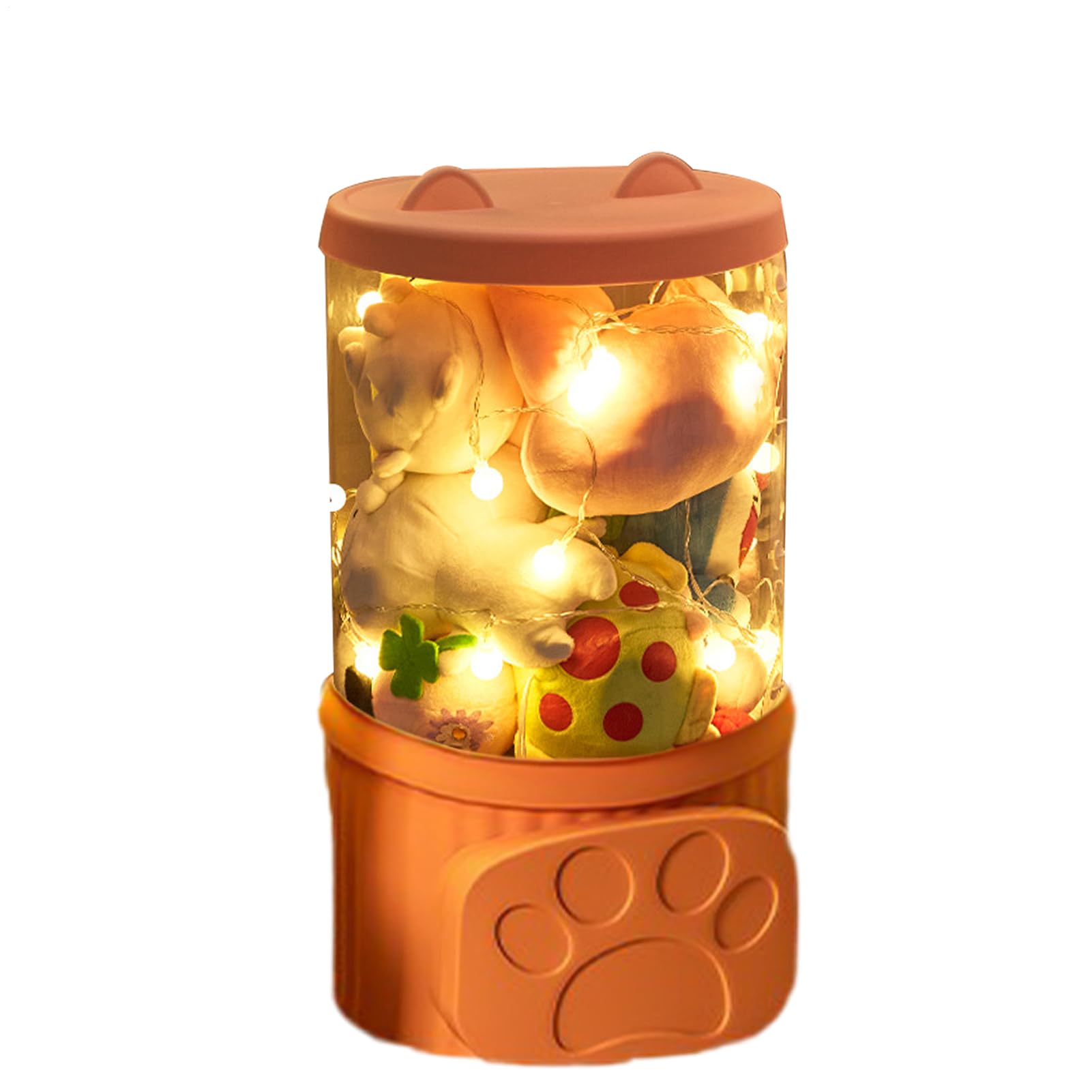 Boîte de rangement lumineuse pour peluches : solution anti-désordre pour chambre d'enfant