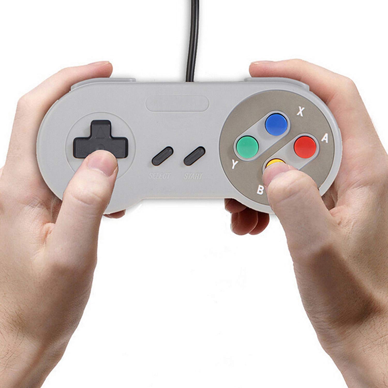 Amazon.co.jp: SNES レトロ USB コントローラー ゲームパッド