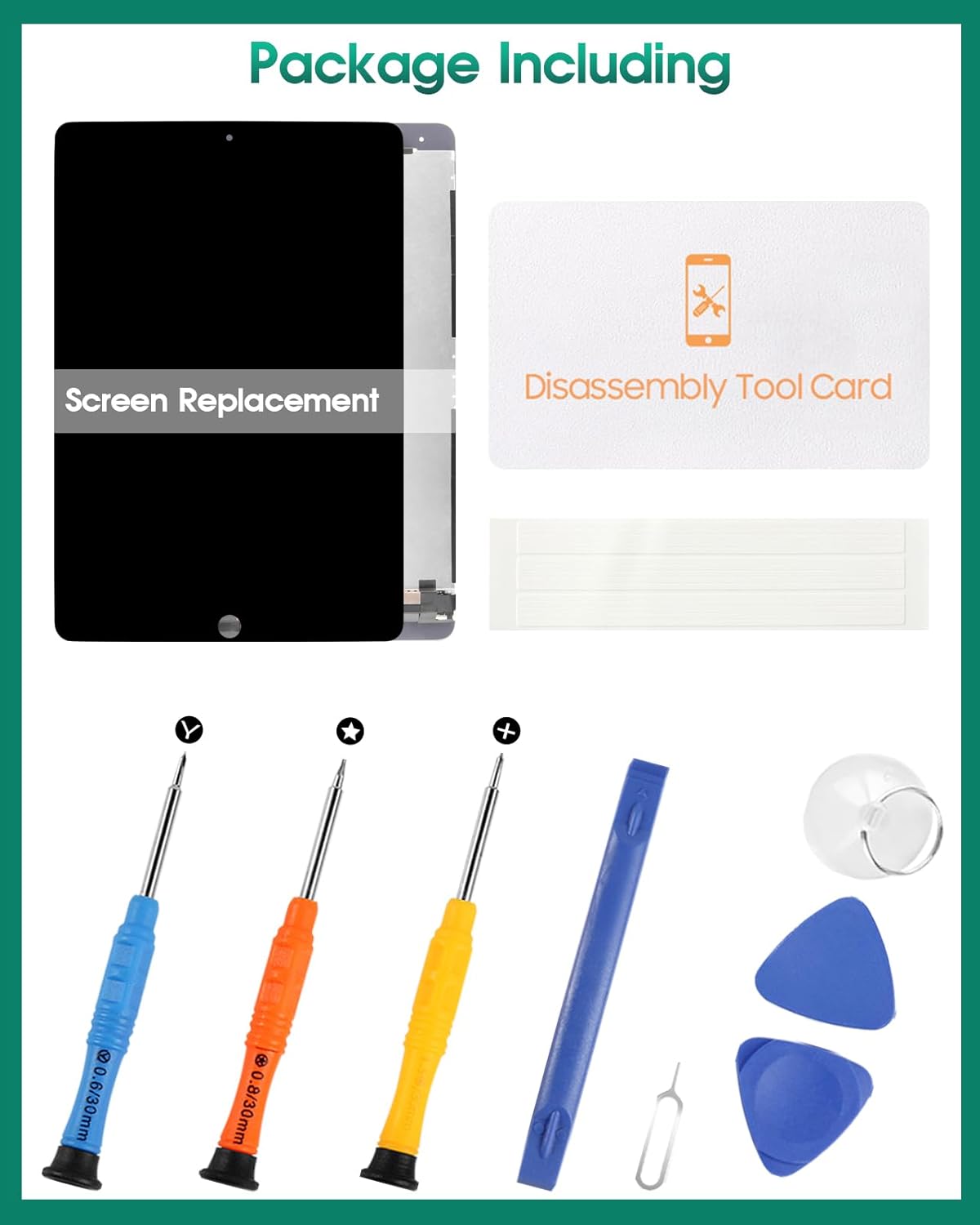 for iPad Pro 10.5 A1701 A1709 Screen Replacement LCD Display LCD Display Matrix Touch Screen Digitizer Tablet Assembly no Home Button EMC 3140 3141