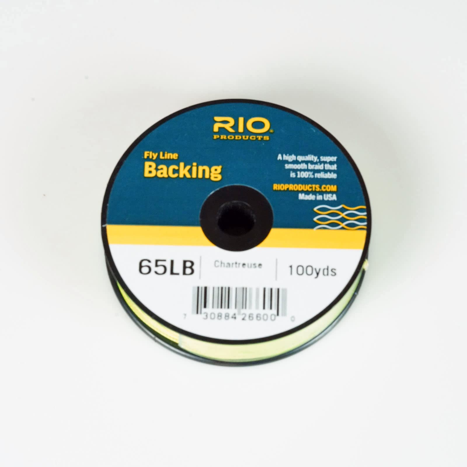 Rio Gel Spun Backing 65 lb 100 yds Chartreuse