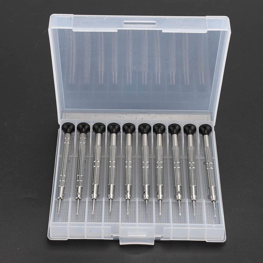 Set di cacciaviti Portatili per Orologi, cacciaviti per Orologi, cacciaviti di precisione in Acciaio Inossidabile per progetti Fai da Te di Occhiali da Sole, Riparazione