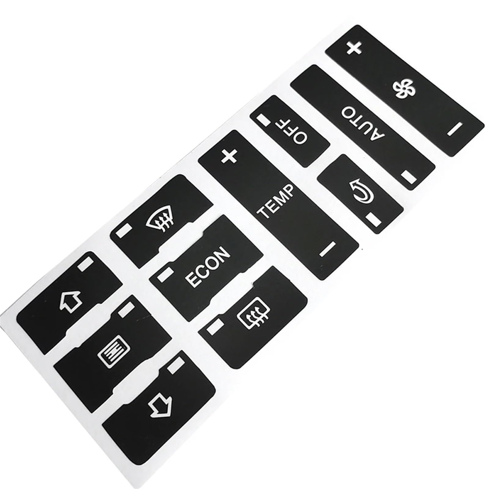 Car Trim Interior for for A3 8L for A2 Car AC Button Repair Sticker Air Conditioning Control Decals Automobile Interior Decoration