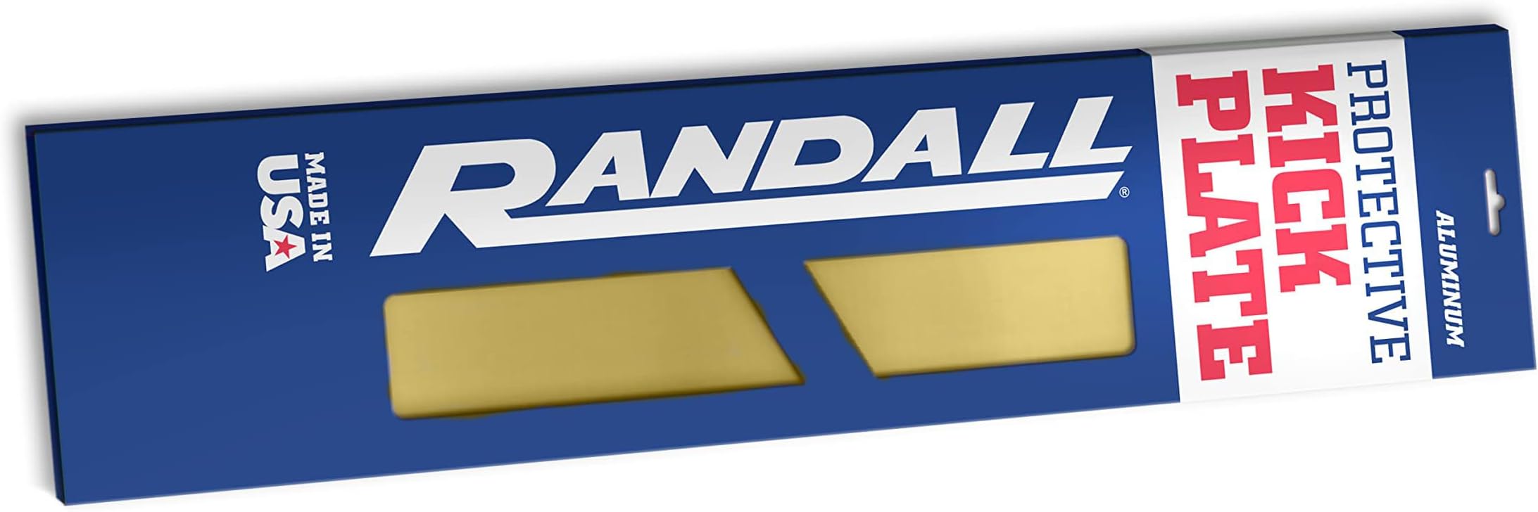 6" X 34" Brass Plated Kickplate