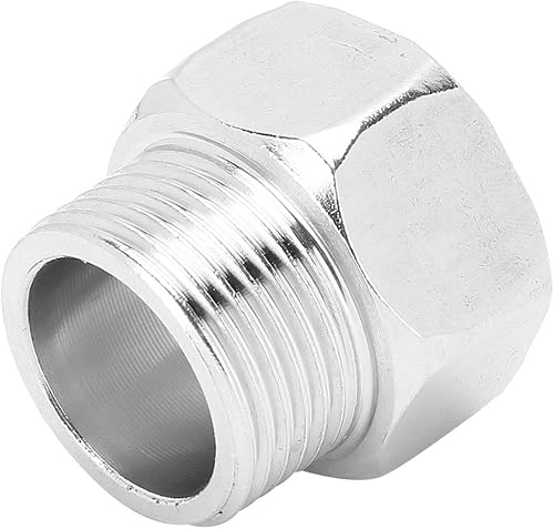 Miniatura 3 de TOPINCN 1in External Thread 1in Internal Thread Stainless Steel Pipe Fittings Hex Bushing Household Tool