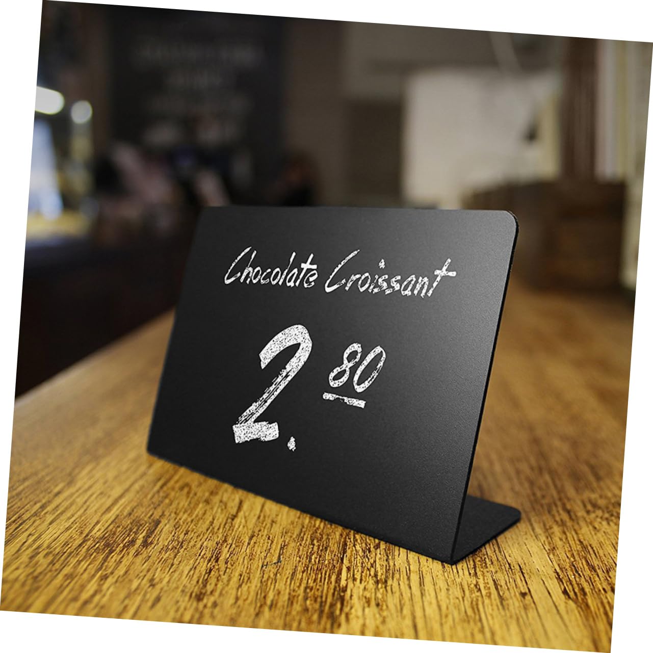 Angoily 3 Sätze Teiliges Acryl Kreidetafel Kleine Schwarze Schreibtafel Für Hochzeit Party Tischdekoration Vielseitiges Display Für Nachrichten Und Beschriftungen 4 Stück * 3
