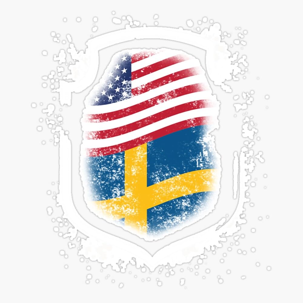 Made In Sweden Sticker Decal - Self Adhesive Vinyl - Weatherproof - Made In USA - Swedish Se - Foto 13