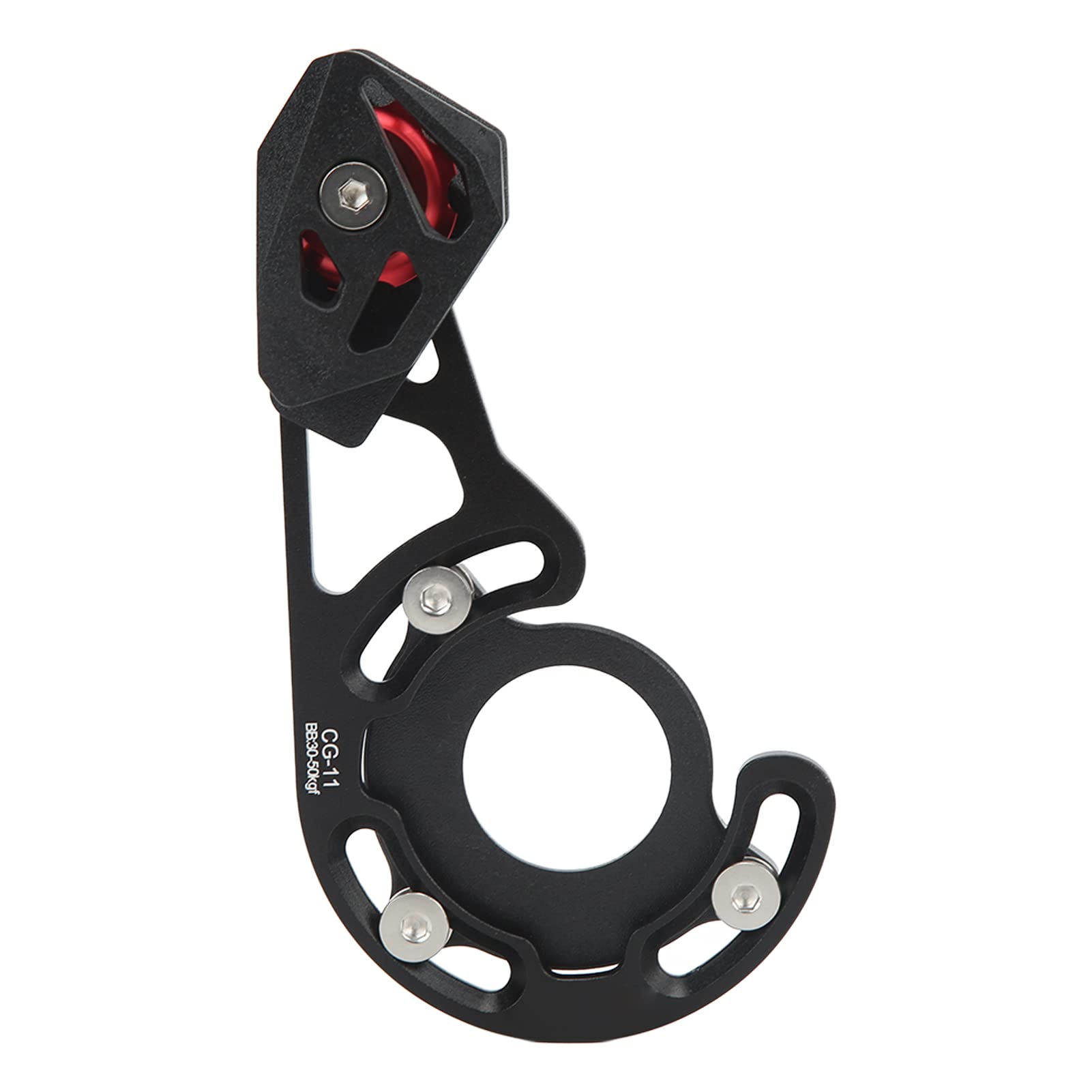 Guida Catena per Bici, Protettore Catena per Bici in Lega di Alluminio, Stabilizzatore per Catene Ultraleggere per Puleggia Bici, Paracatena di Ricambio per Bici da