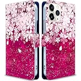 iitrust Google pixel 4a 5G ケース 手帳型 pixel4a5Gケース グーグルピクセル4a5Gケース かわいい おしゃれ 耐衝撃 花柄 人気 純正 桜の花wx05 シンプル フラワー ファッション