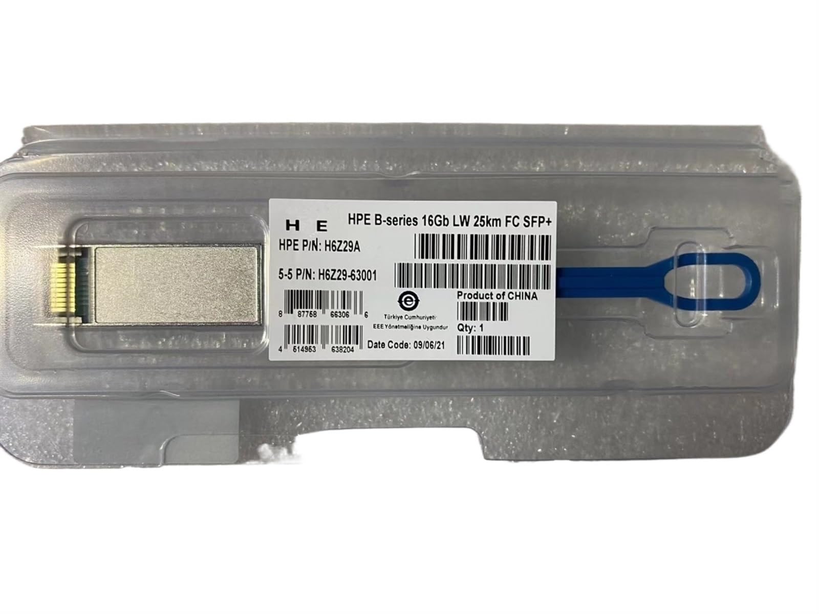 Ricetrasmettitore monomodale H-PE 16G SFP 25KM H6Z29A 741204-001 16Gb LW 25km FC SFP+ AFCT-57F3NPZ-001 5697-2663 Switch in Fibra 16G