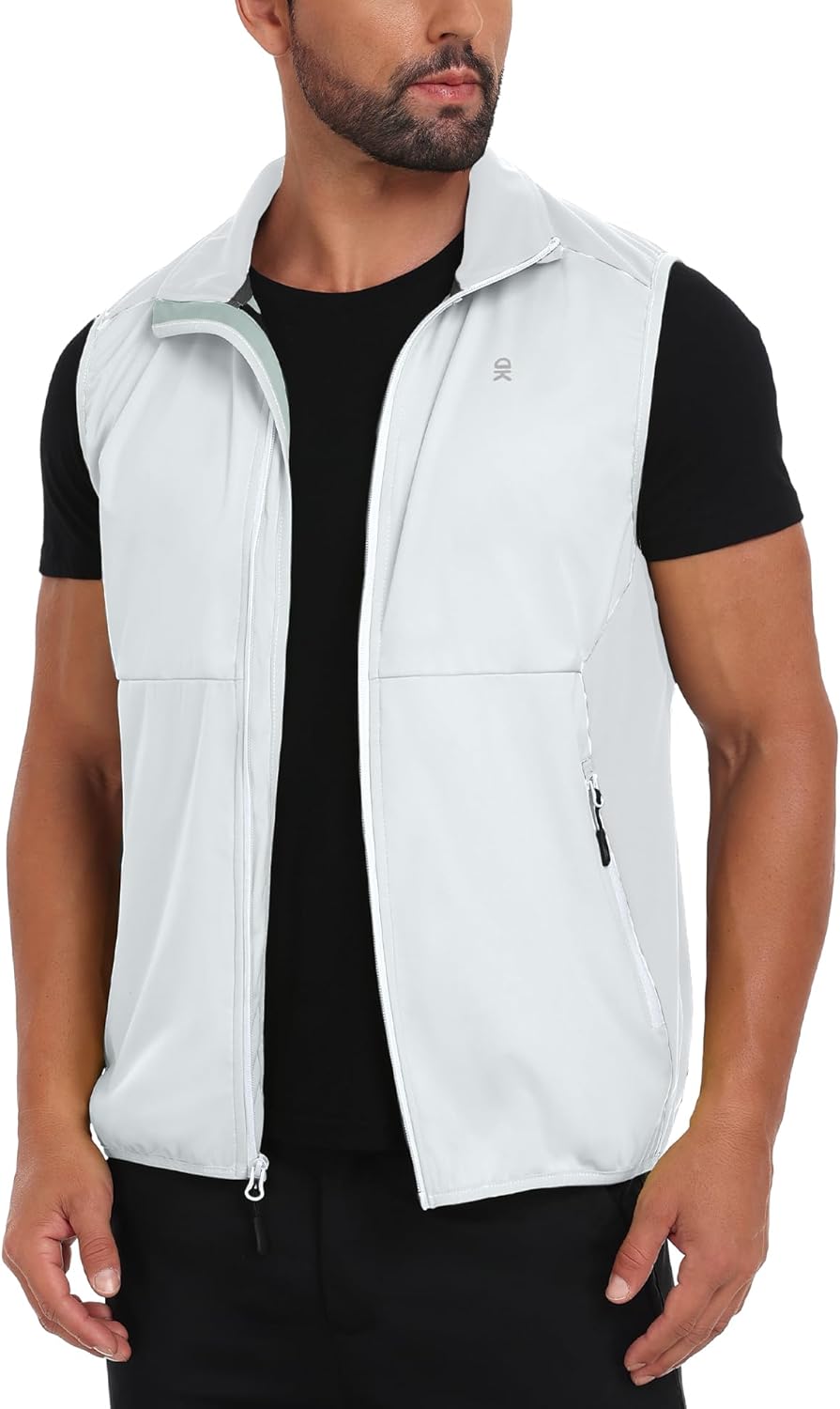 Little Donkey Andy Men's Water-resistant Outerwear Vests, Stretch Windproof Vest for Cycling, Running, Golf - Image 3