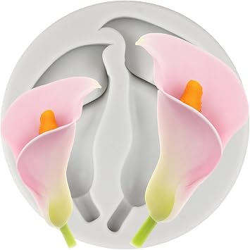 Flower Polymer Clay Mold Calla Lily Silicone Molds