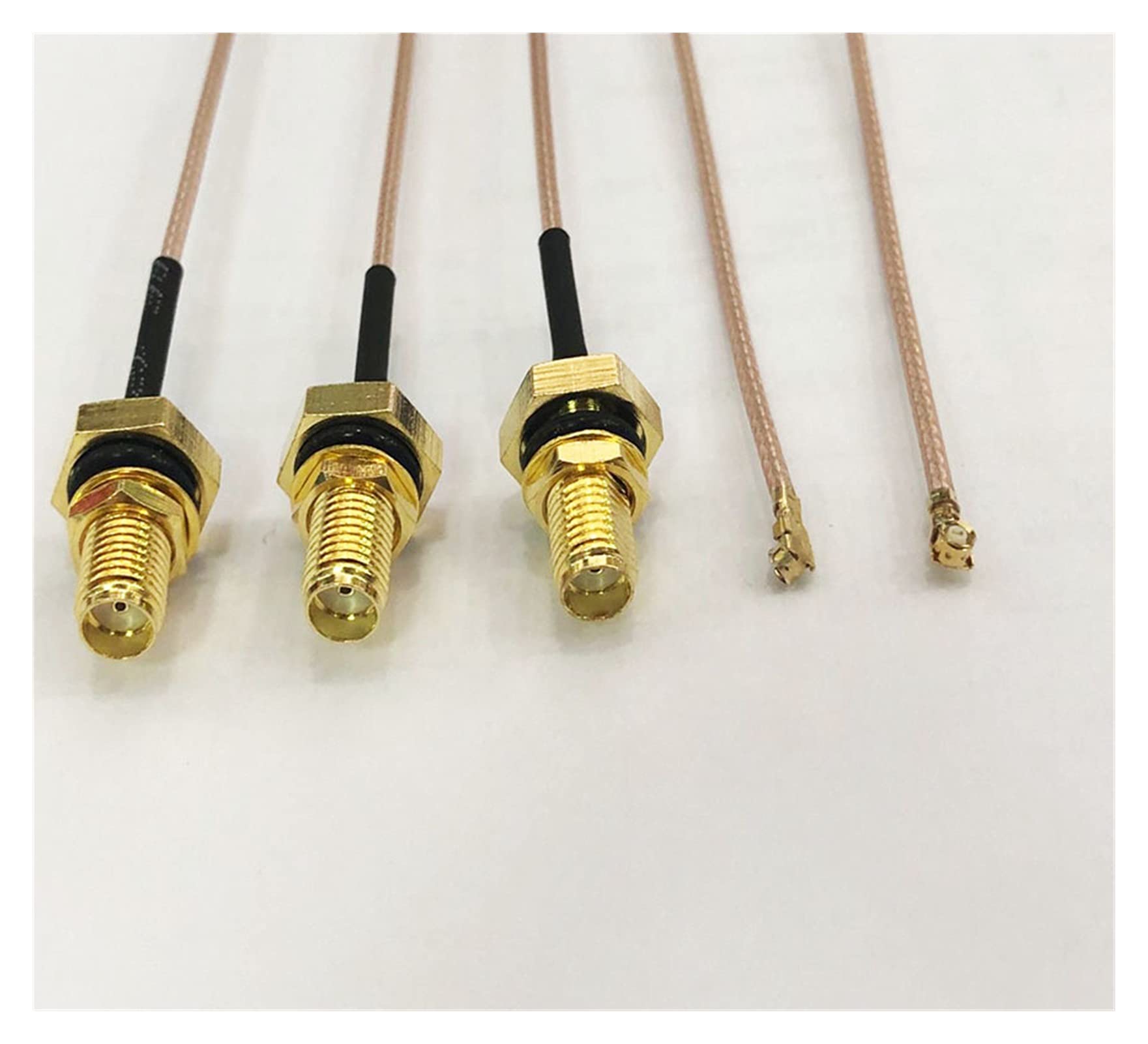 10pcs RG178 Pigtail Cable Waterproof SMA Female Bulkhead O-ring To IPX U.FL IPEX Cable 5cm 10cm 15cm 20cm 30cm (Color : 30cm)
