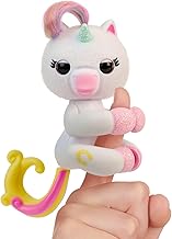 Fingerlings 2023 new interactive baby unicorn reacts to touch, 70+ sounds and reactions, Lulu (White)