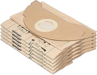 PARFCO Paquete de 10 Bolsas for aspiradora compatibles con Karcher WD2, MV2, reemplaza a Karcher 6.904-322.0