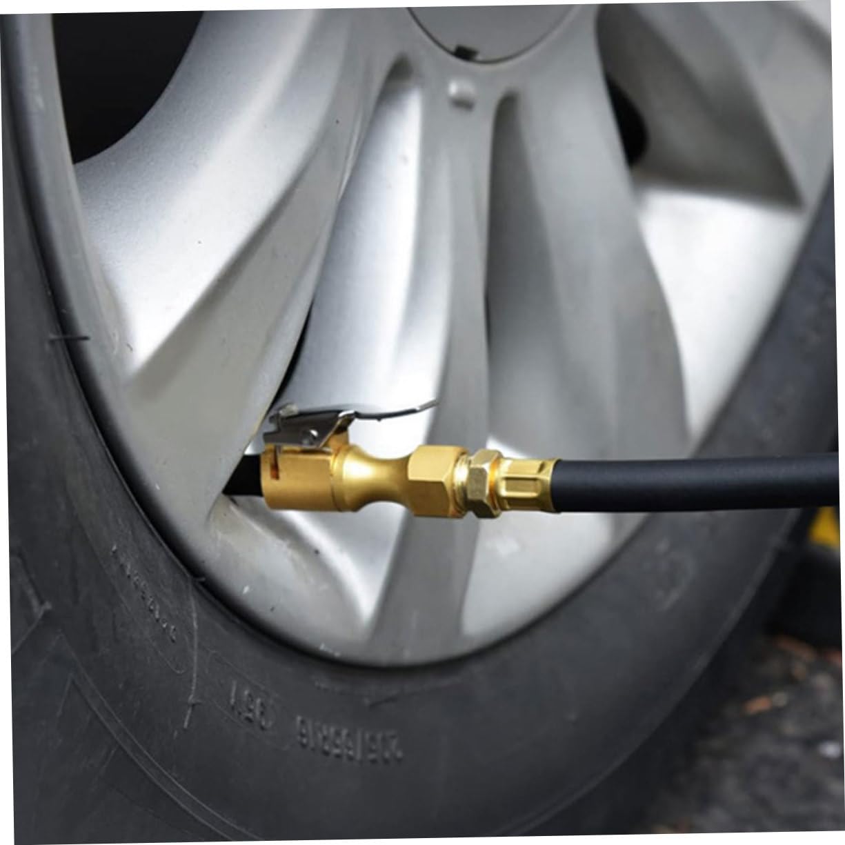 PLAFOPE 3sets Air Chuck Locking Tire Inflator Chuck Nozzle for Bike Tire 3pcs*3