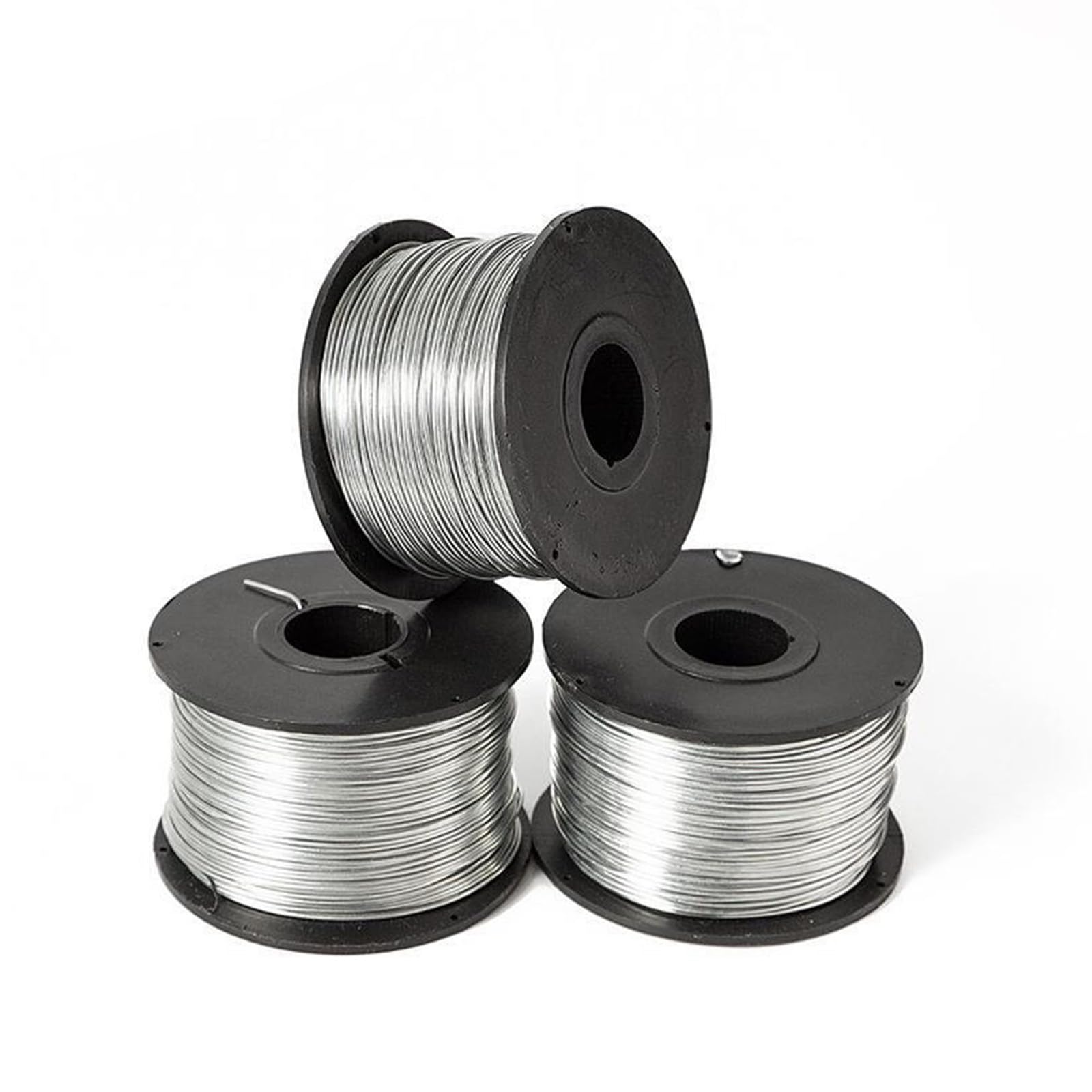 Liens d'armature en acier, idéal pour sécuriser les câbles et les travaux en béton 0, 8 mm de diamètre, bobine de 110 m, fil d'armature