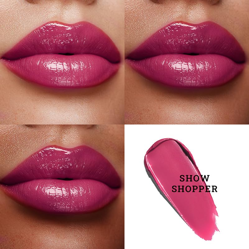Image of Satin & Matte Lipstick Combo Set, Show Stopper & Gossip Glow 4.2g | Makeup Gift for Women, Comes with Cute Mini Trolley, Marula Oil, Long-Lasting, Rich Colour Payoff