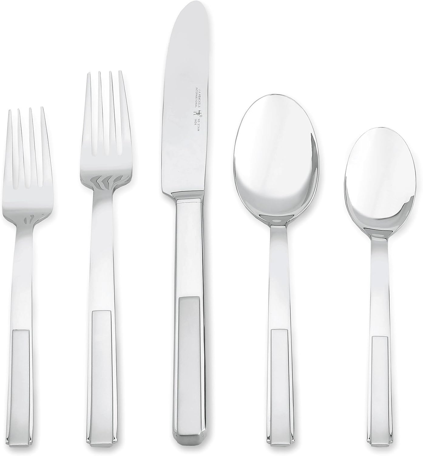 J.A. Henckels Premiere Series Deco 45Piece Flatware Set Plus Hostess Set, Service