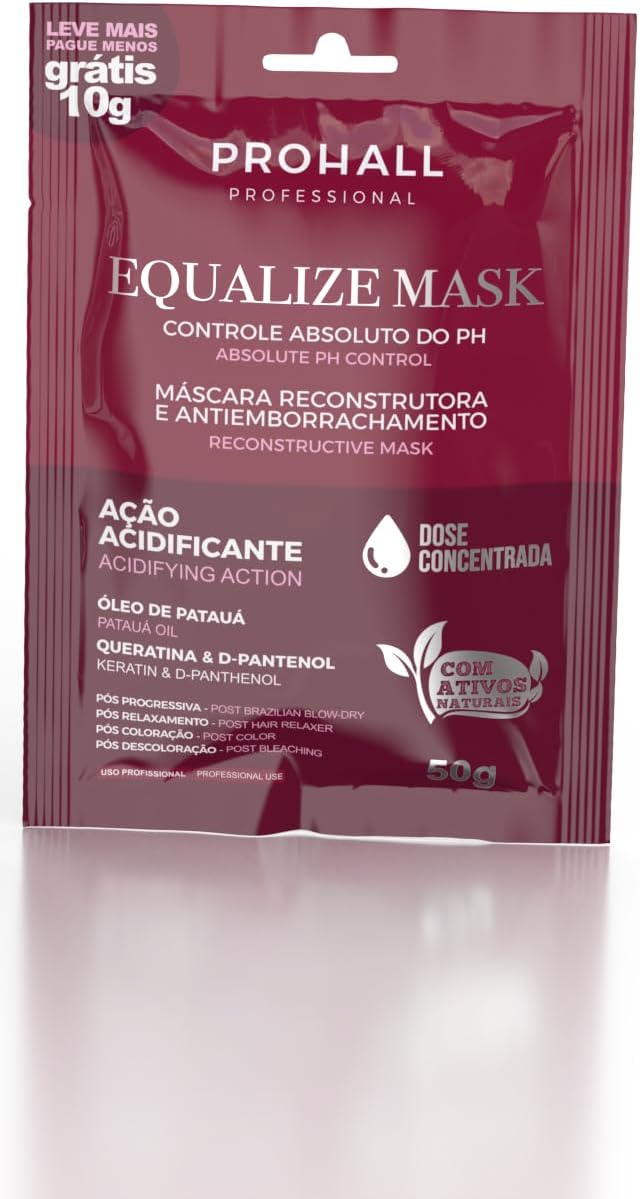 Deep Conditioning Hair Mask Treatment for Keratin, Color Treated & Bleached Blonde Hair-Neutralize Toxic Chemical & Balance PH Level-PH Stabilizing Equalize Hair Mask for Damaged Hair-1.7FLOz-Prohall