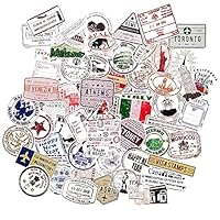 50 Stickers De Allemagne Voyage Autocollants En Vinyle Imperméables, Reis Stickers Pour Laptop Scrapbook Bagages Skateboard Guitare Ordinateur Portable