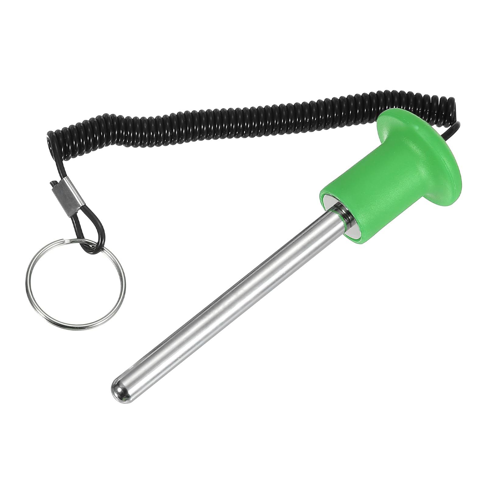 YELARXI Gym Pin, Weight Stack Pin Strength Training Lifting Equipment Replacement with Pull Rope 0.4 x 4.1 Inch & Green -Fitting for (Home/Gym/Club/Machine Insert Accessories)