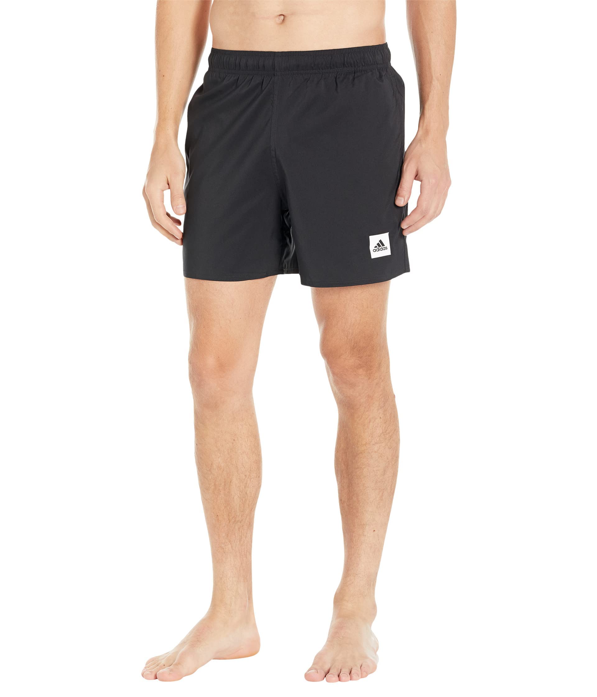 adidasMen's Standard Length Solid Swim Shorts