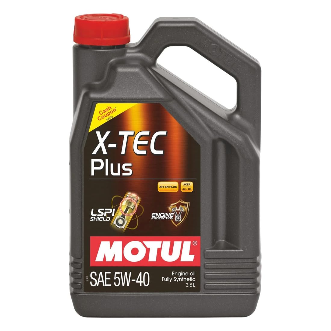 X-Tech Plus 5W40 Fully Synthetic Engine Oil for Petrol & Diesel Cars – 3.5 LTR | High Performance Protection