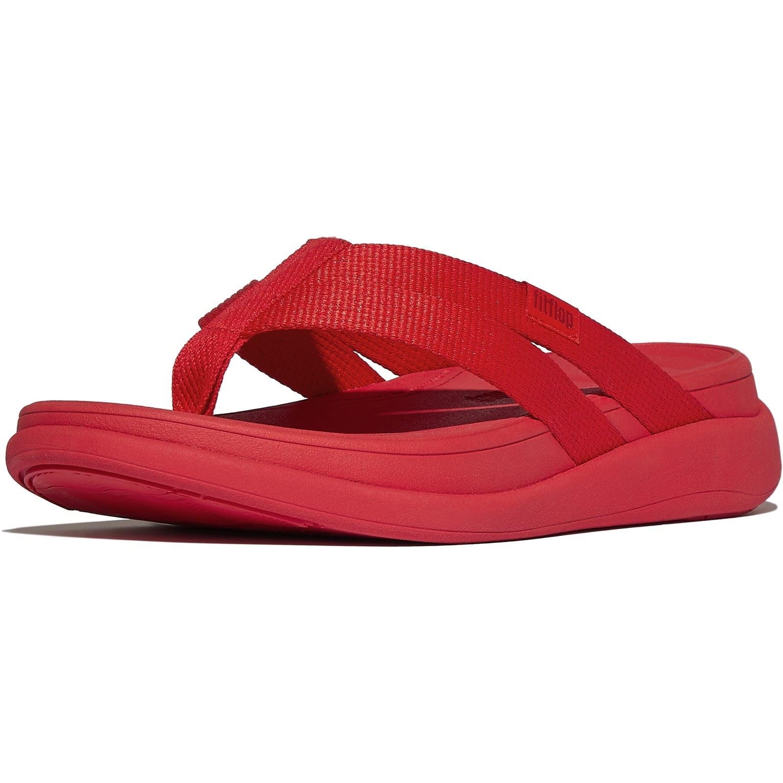 F-MODE GO WEBBING FLATFORM STRAPPY FLIP-FLOPS