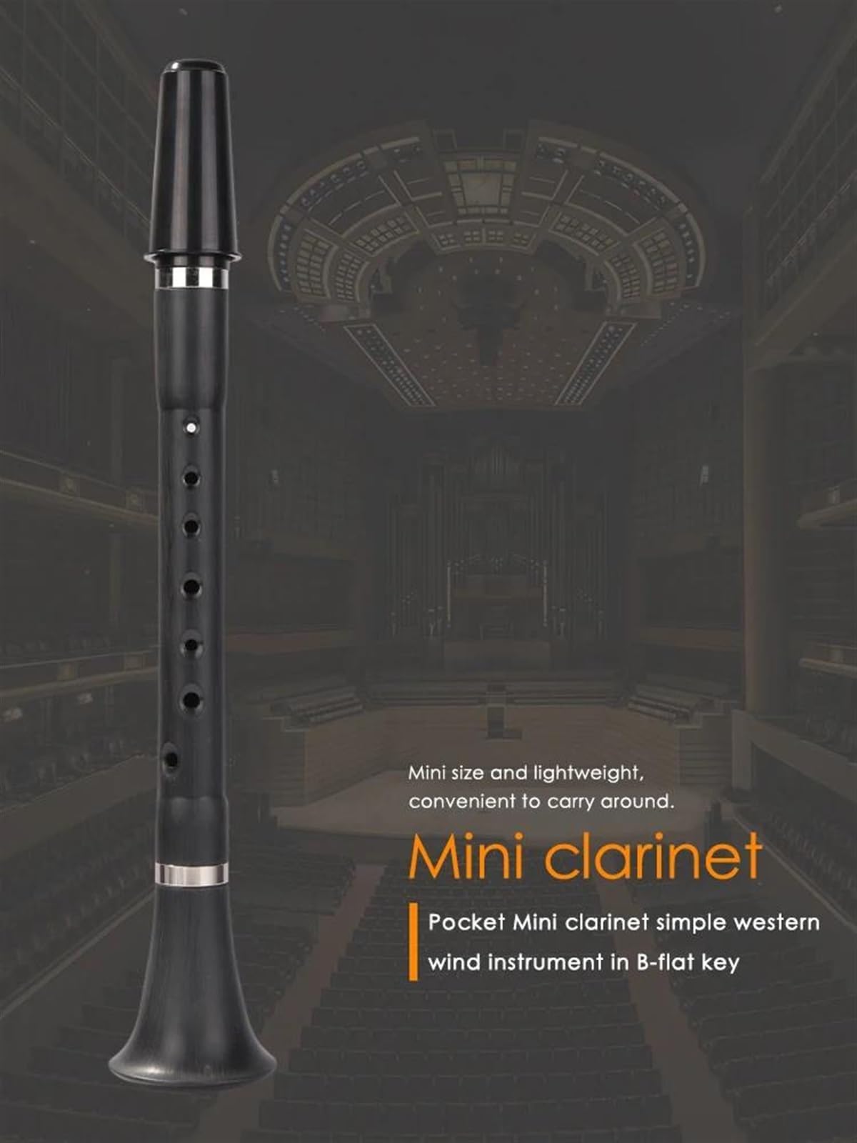 Miniaturowy instrument muzyczny Miniatura kieszonkowa na klarnet z akcesoriami do torebek instrument muzyczny klasyczny miniaturowy model przenośny mini kreatywny wyjątkowy