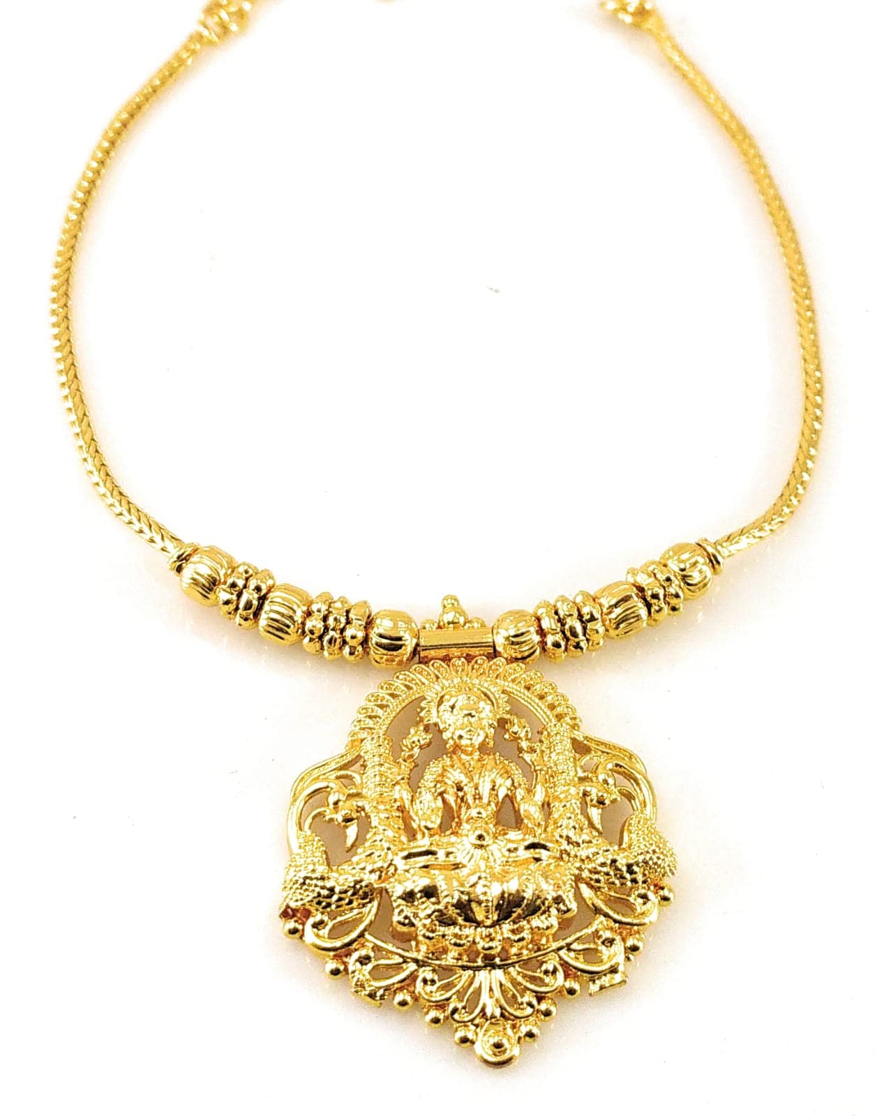 AFJ GOLD 1 Gram Micro Gold Plated Traditional Designer Fashion Jewellery Necklace for Women & Girls (OET-NEC3005) (B07MY6MSK1) Amazon Price History, Amazon Price Tracker