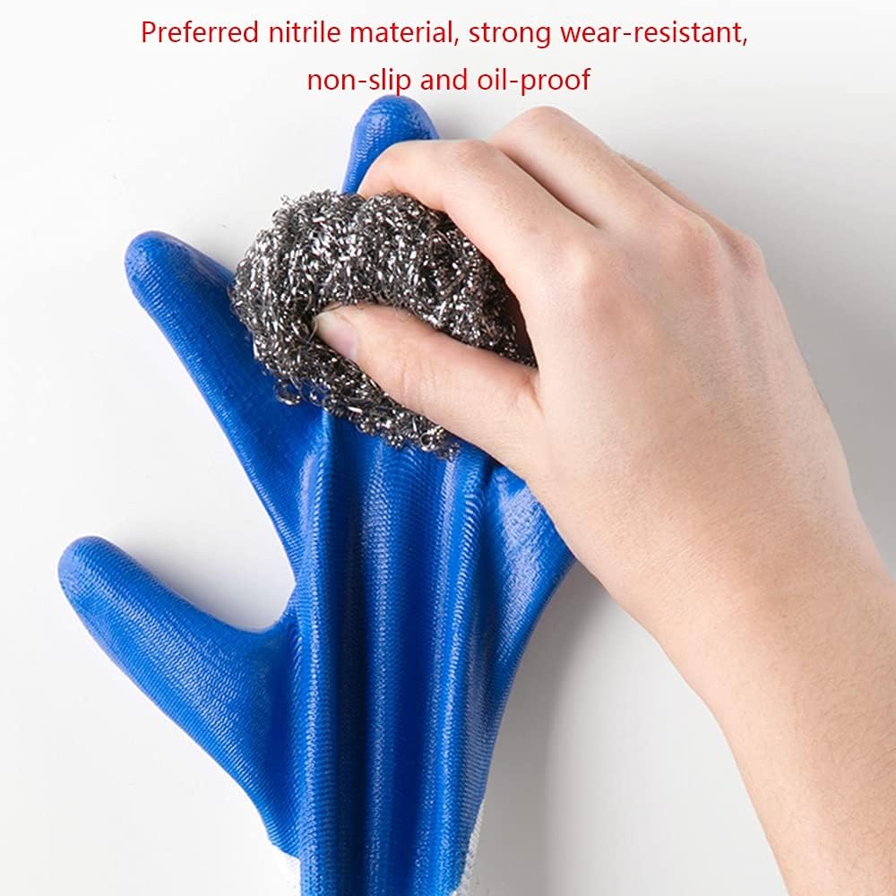 Gloves Men's Gardening Gloves, Practical Work Gloves for Garden and Construction Work, Smart and Breathable Construction Gloves