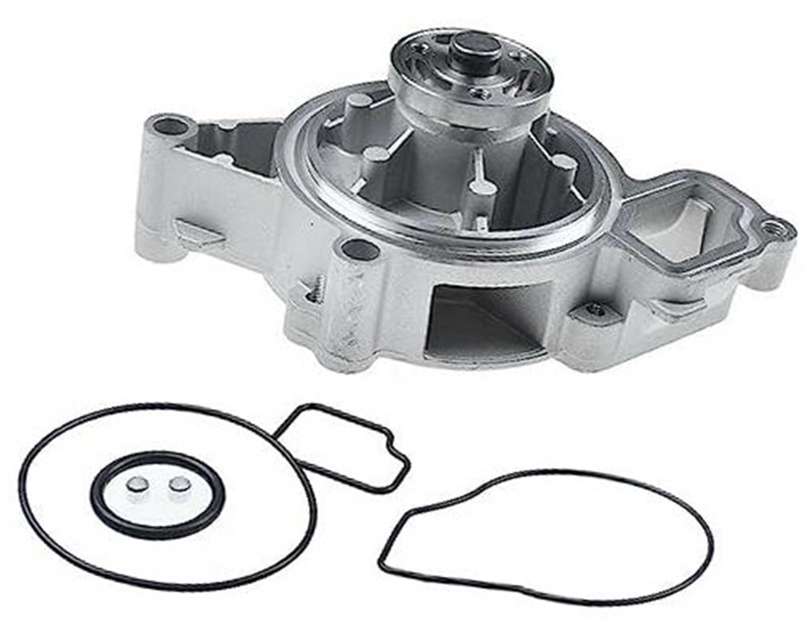 Kit de bomba agua refrigerante for motor, aluminio con polea 12586567 12585226_12630084_12591 1258226, 1 ud Kit de bomba de agua para motor de coche