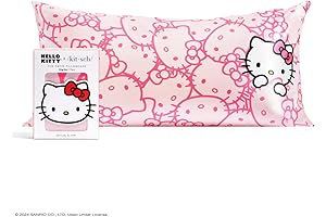Hello Kitty Home Decor: Satin Pillowcase for Luxurious Hair Care and Comfort