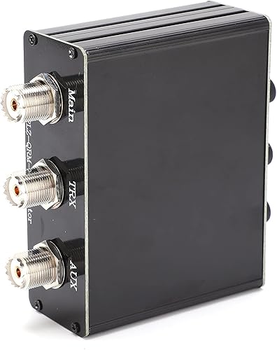 Miniatura 7 de QRM Cancelador QRM de aleación de aluminio X-Fase 1-30MHz Bandas HF Receptor de radio con línea de control de potencia