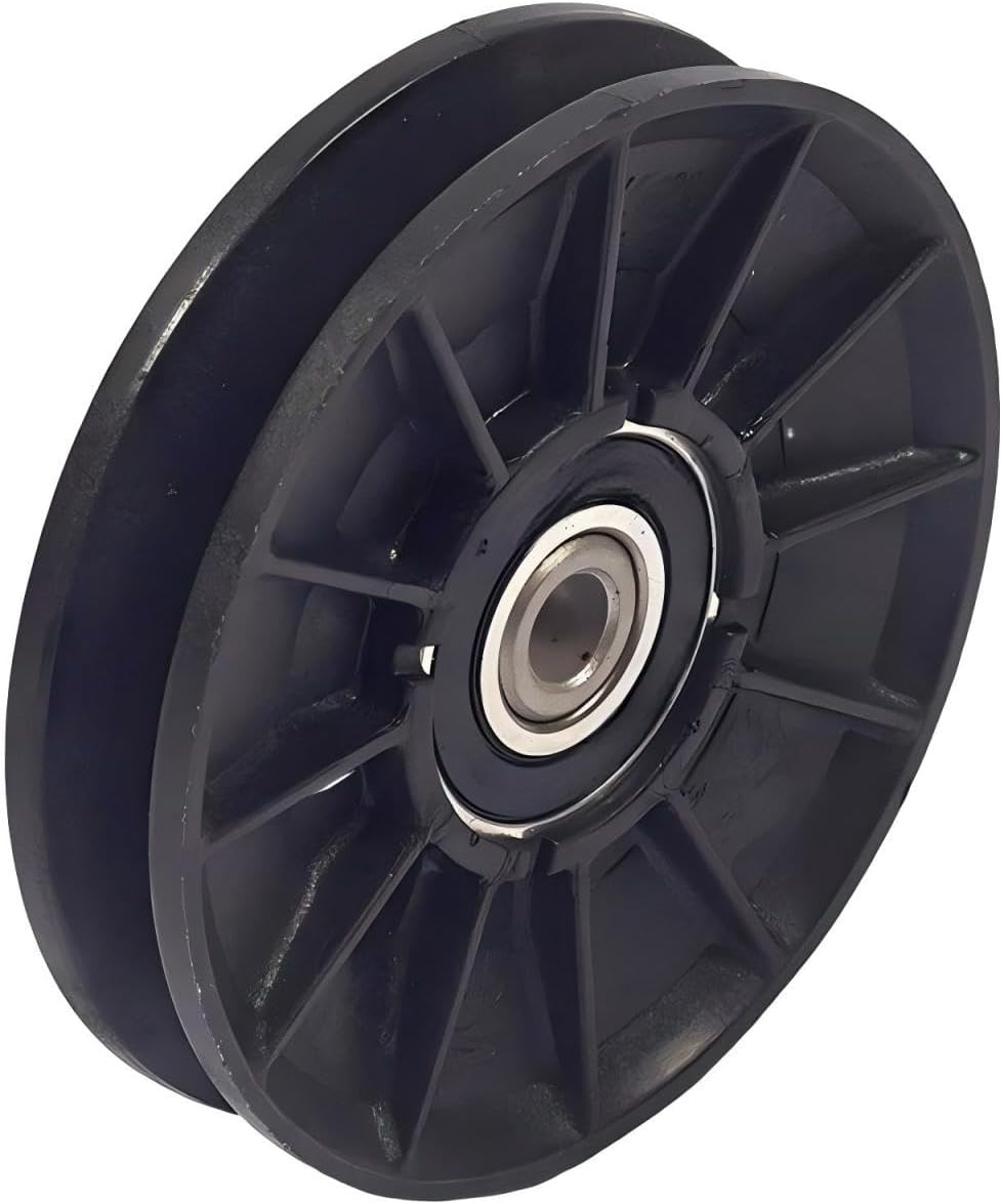 1706510SM Lawn Mowers Idler Pulley Compatible for Briggs and Stratton Lawn Mowers, Measures approximately 4.00 x 4.00 x 0.88 inches, Mower Idler Pulley Compatible Models 107.277700-2277700-ZT7000