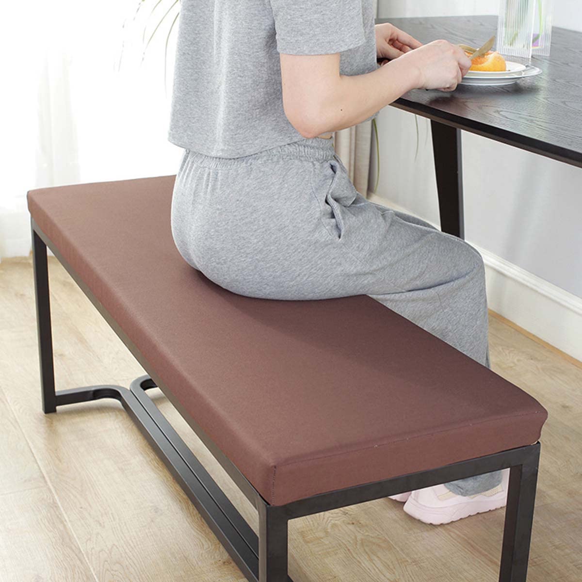 Sangles d'extérieur imperméables de qualité supérieure pour banc de jardin et balancelle – Coussin de siège rembourré de rechange pour canapé de terrasse 2 places et canapé d'intérieur – Résistant aux