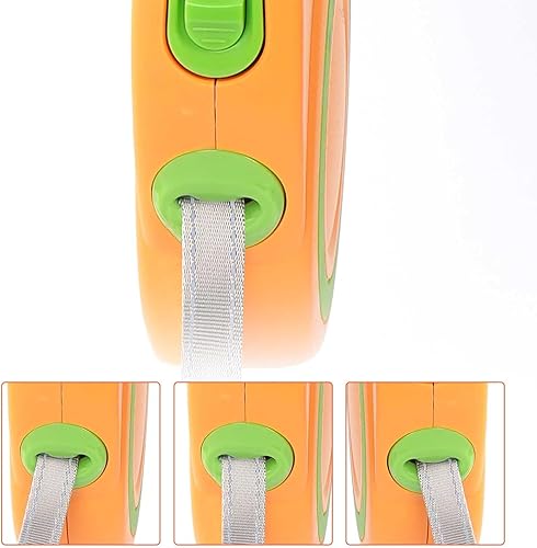 Miniatura 4 de Correa retráctil de alta resistencia para perros, correa de caminar fuerte y duradera de 16 pies para perros de hasta 110 libras, cinta de nailon