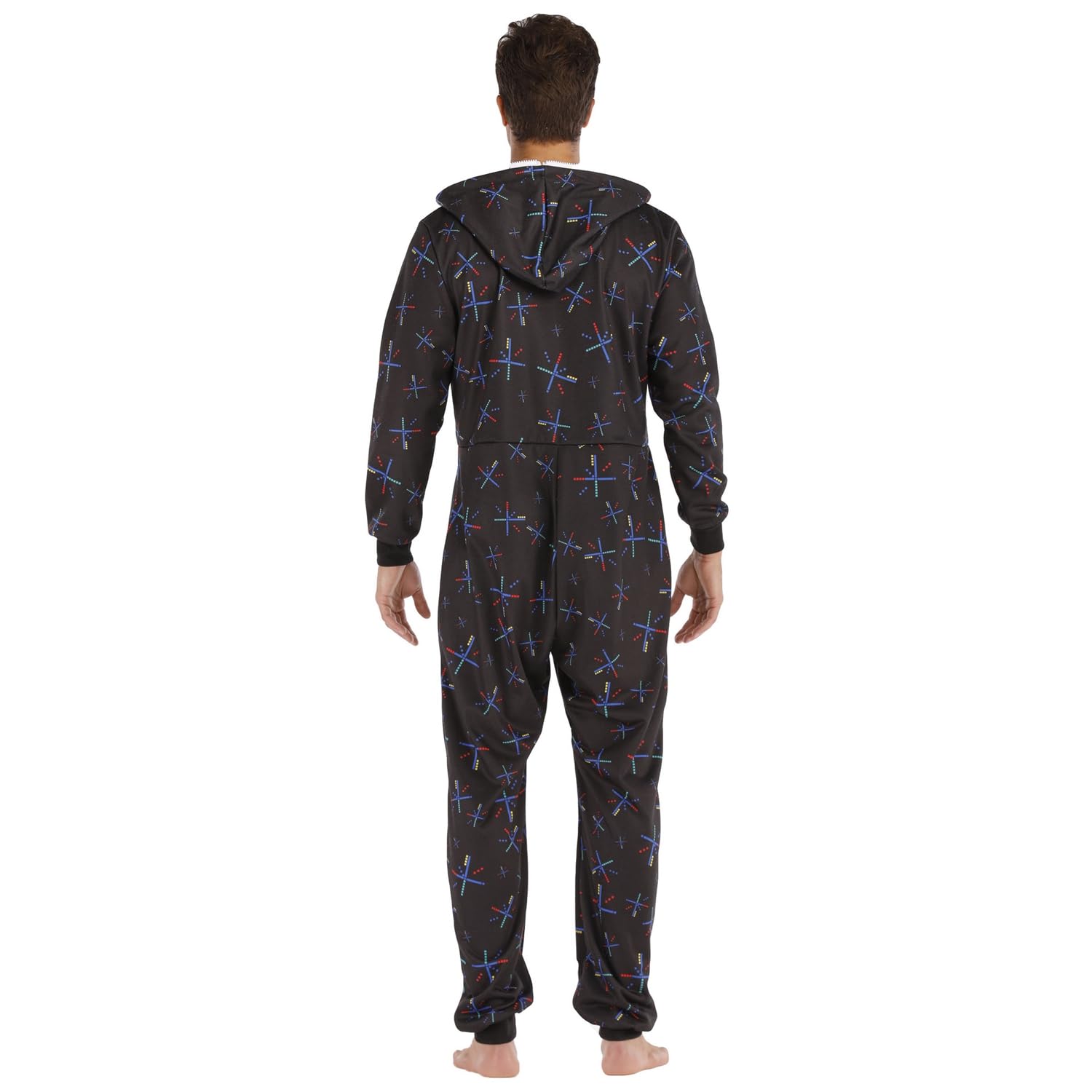 Piżama Onesie Męska Miękka Miękka Wygodne Kombinezon, Jednoczęściowa Piżama