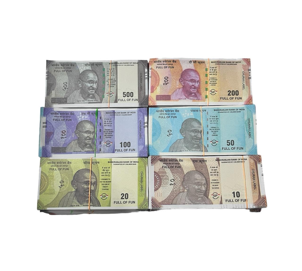 (100 Each X 6 600 Fake Note) Playing Indian Currency Fake Note Nakli Note Duplicate Money Fake Currency Notes Bundle Money For Kids To Play Nakli Note Learning & Education Money For Kids - Multicolor (B0CWP2NFJG) Amazon Price History, Amazon Price Tracker