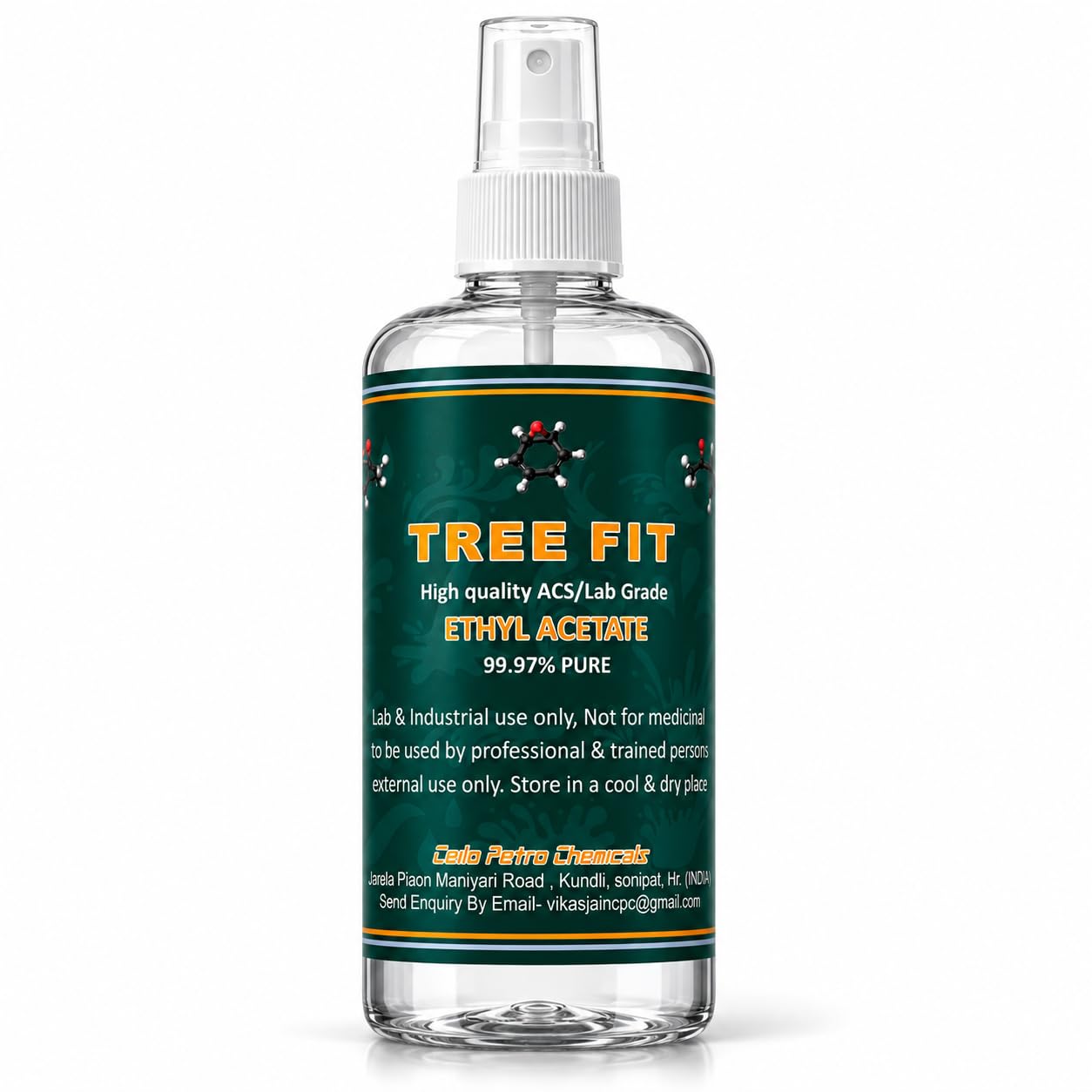Tree Fit Ethyl Acetate| Used as solvent | Especially for paints, varnishes, lacquers, cleaning mixtures, and perfumes | used as solvent for decaffeinating coffee beans | Nail Polish Remover (500 ML)-image-13