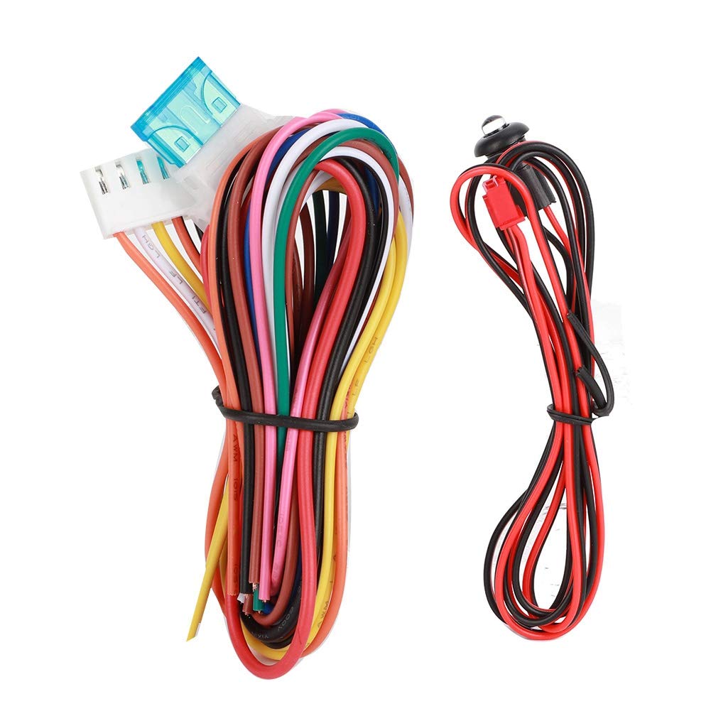 Cerradura Central sin Llave, Alarma de Coche Universal Sistema de Entrada sin Llave Kit de Cierre Centralizado con Control Remoto