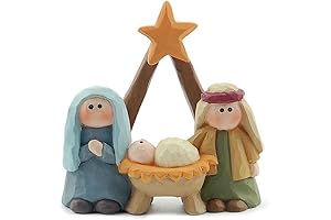 Blossom Bucket Lifelike Nativity Scene
